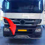 Ανοξείδωτη Μπάρα Προφυλακτήρα 60mm Mercedes Atego 1/2 prmea121