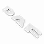 Stainless steel bonnet letters DAF XF106 PRD218
