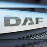 Stainless steel bonnet letters DAF XF106 PRD218