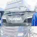 Stainless steel bonnet letters Scania S PRSC308
