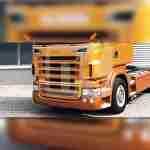 Stainless steel bonnet screen frames Scania 5 PRSC161