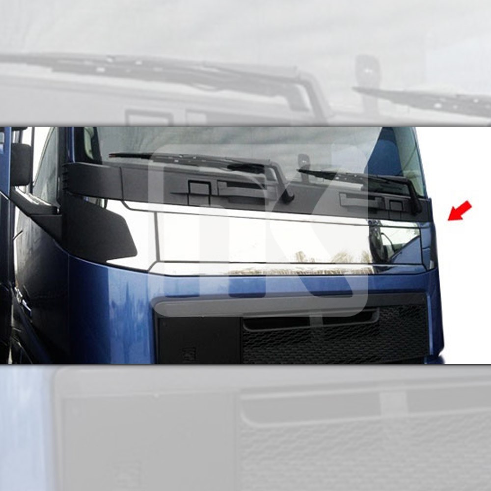 Ανοξείδωτη μετώπη παρμπρίζ Volvo FH4 PRV141