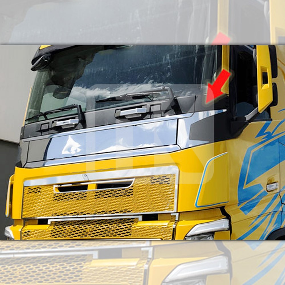 Ανοξείδωτη μετώπη παρμπρίζ Volvo FH4 PRV141