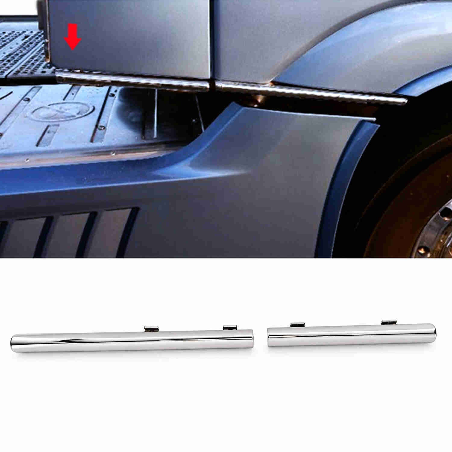 Stainless steel spoiler bar Actros MP4 PRME211