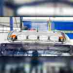 Stainless steel roof bar long MAN TGA/TGM prmn102