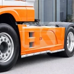 Stainless steel side spoiler bar DAF XF106 PRD207