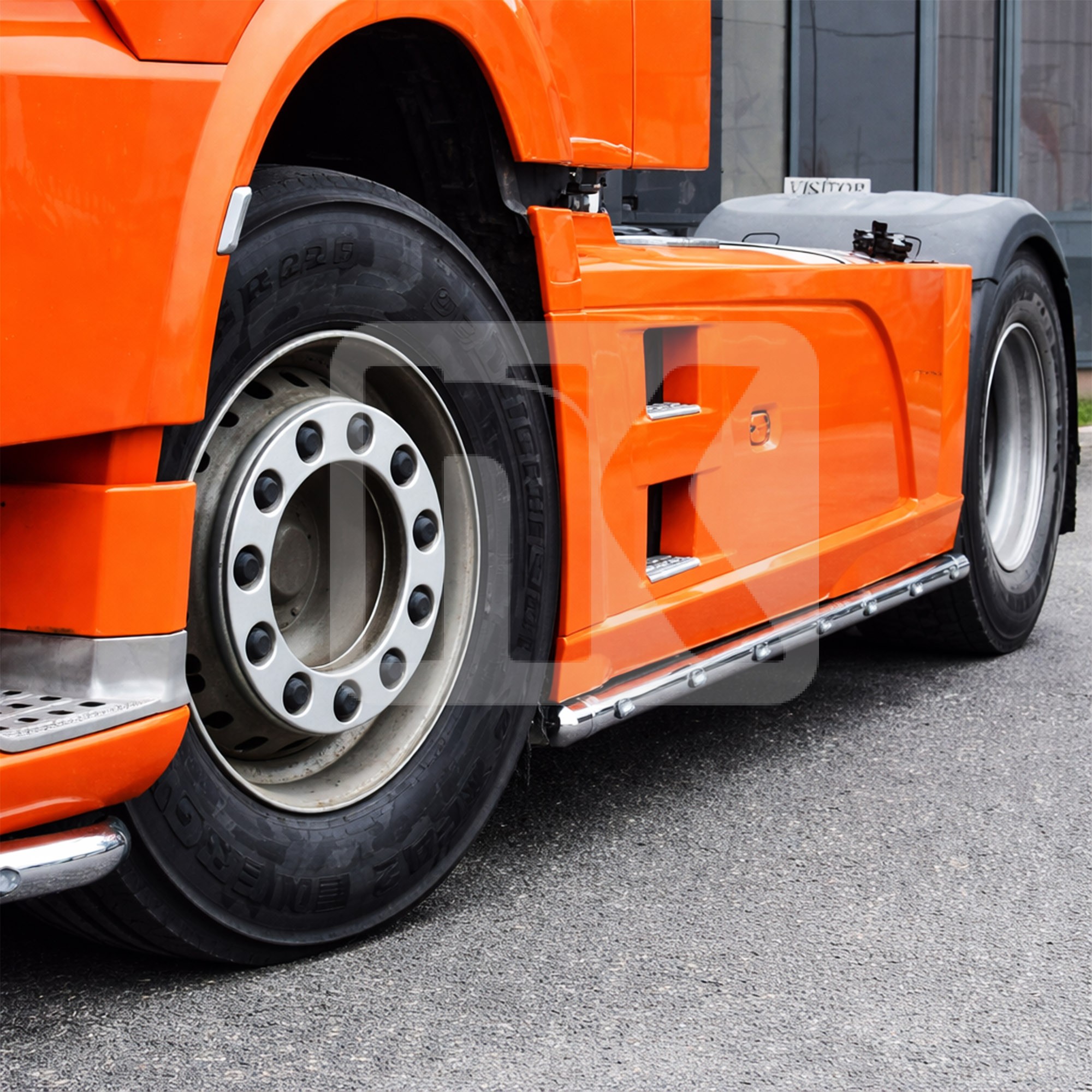 Ανοξείδωτη μπάρα πλαινή σπόιλερ DAF XF106 PRD207