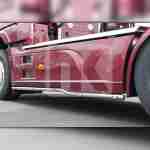 Stainless steel side spoiler bar DAF XF106 PRD207