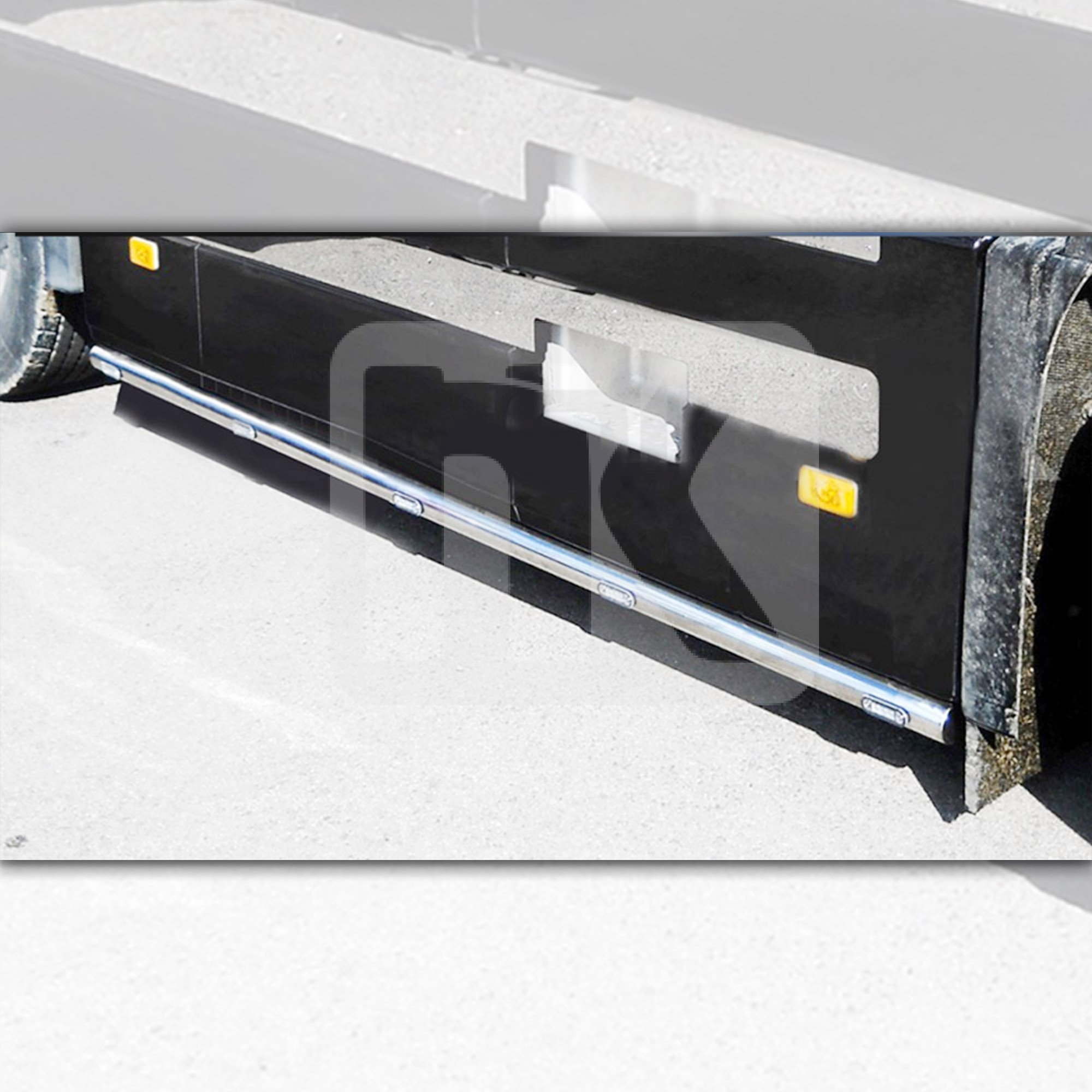 Ανοξείδωτη μπάρα πλαϊνή σπόιλερ Volvo FH2/3 PRV143