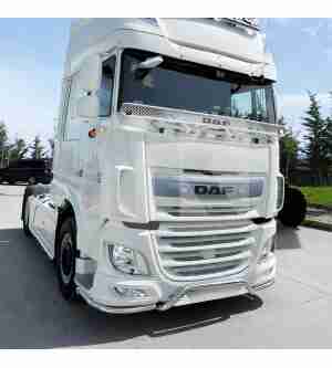 Stainless steel bumper bar DAF XF106 prd204