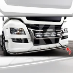 Stainless steel straight bumper bar MAN TGX prmn106