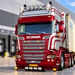 Ανοξείδωτο διακοσμητικό αεραγωγού Scania Streamline PRSC173