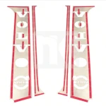 Stainless steel door trim Volvo FH4 PRV216
