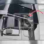 Ανοξείδωτο επάνω φιλέτο καμπίνας Volvo FH2/3 PRV138