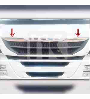 Ανοξείδωτο επάνω φιλέτο μάσκας Iveco Hi-way PRI111