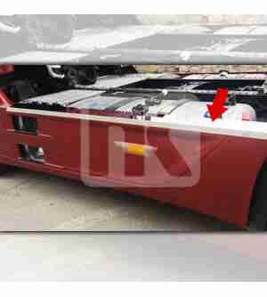 Stainless steel spoiler fillet Mercedes Actros MP4 PRME210
