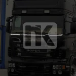 Ανοξείδωτο κάλυμμα μετώπης παρμπρίζ Scania 5/6 prsc160 FSC110