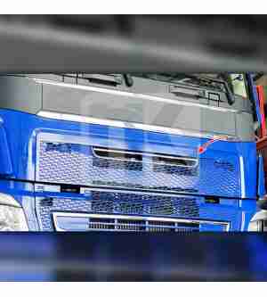 Ανοξείδωτο πλαίσιο αεραγωγού καπό Volvo FH4 PRV220