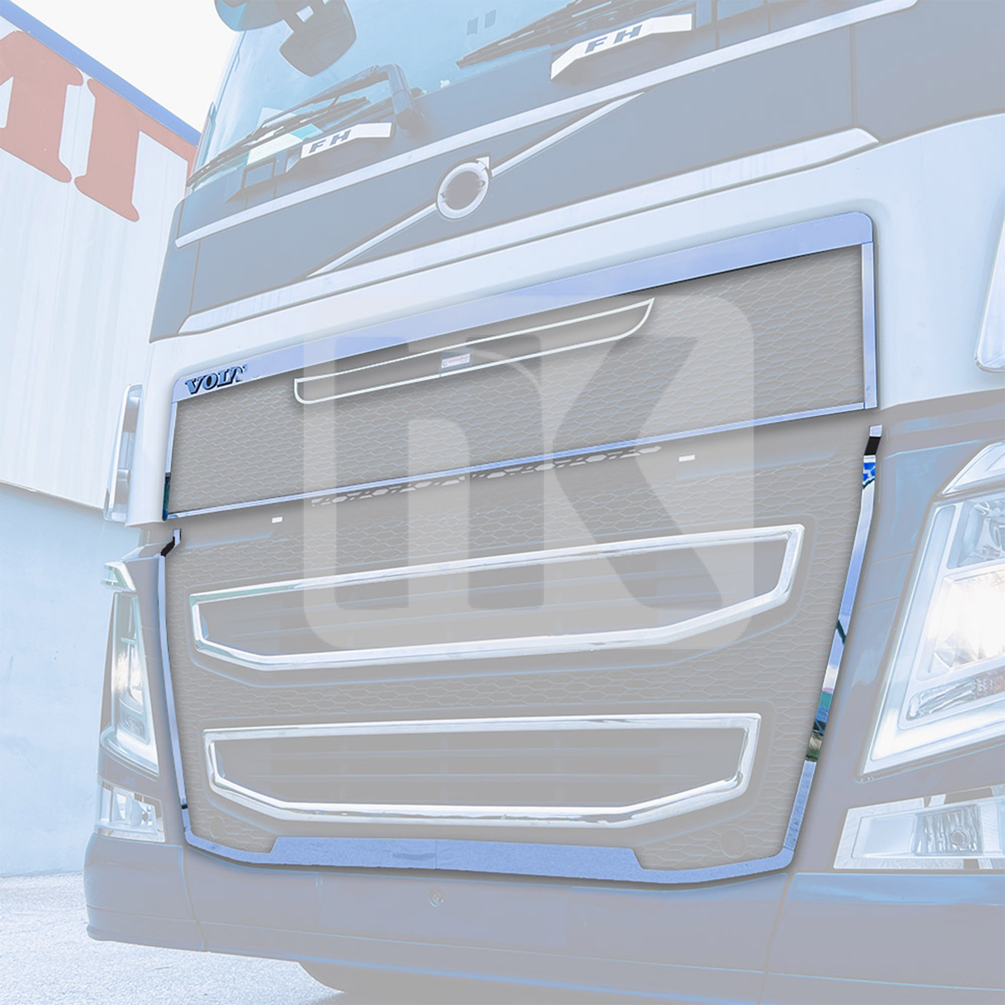 Ανοξείδωτο πλαίσιο μάσκας Volvo FH4 PRV212