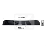 Sun Visor MAN TGA / TGX (XXL–XL) – 2215×300mm 81637010044