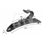 Adjustable plastic fender base