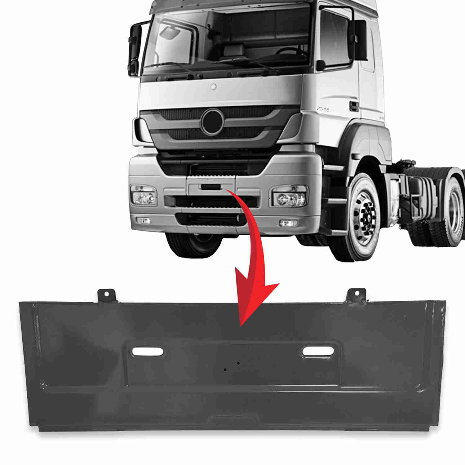 Βάση πινακίδας Mercedes Axor 9418801970