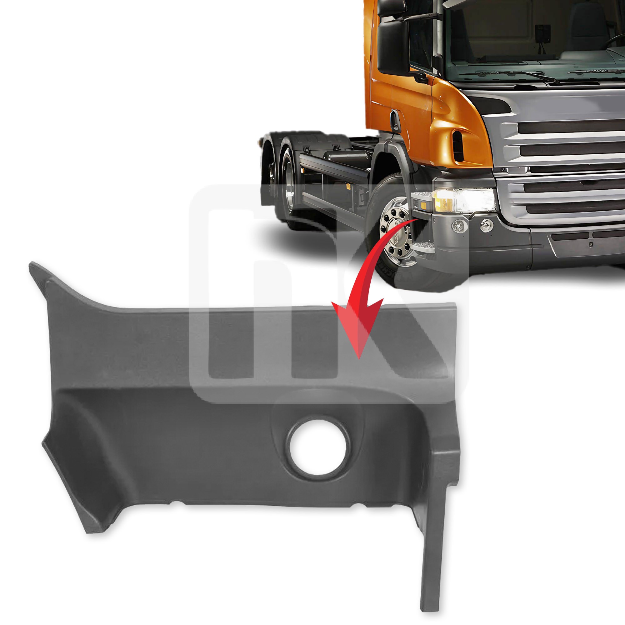 Επάνω κάλυμμα σκαλοπατιού (RH) Scania 5 1442654