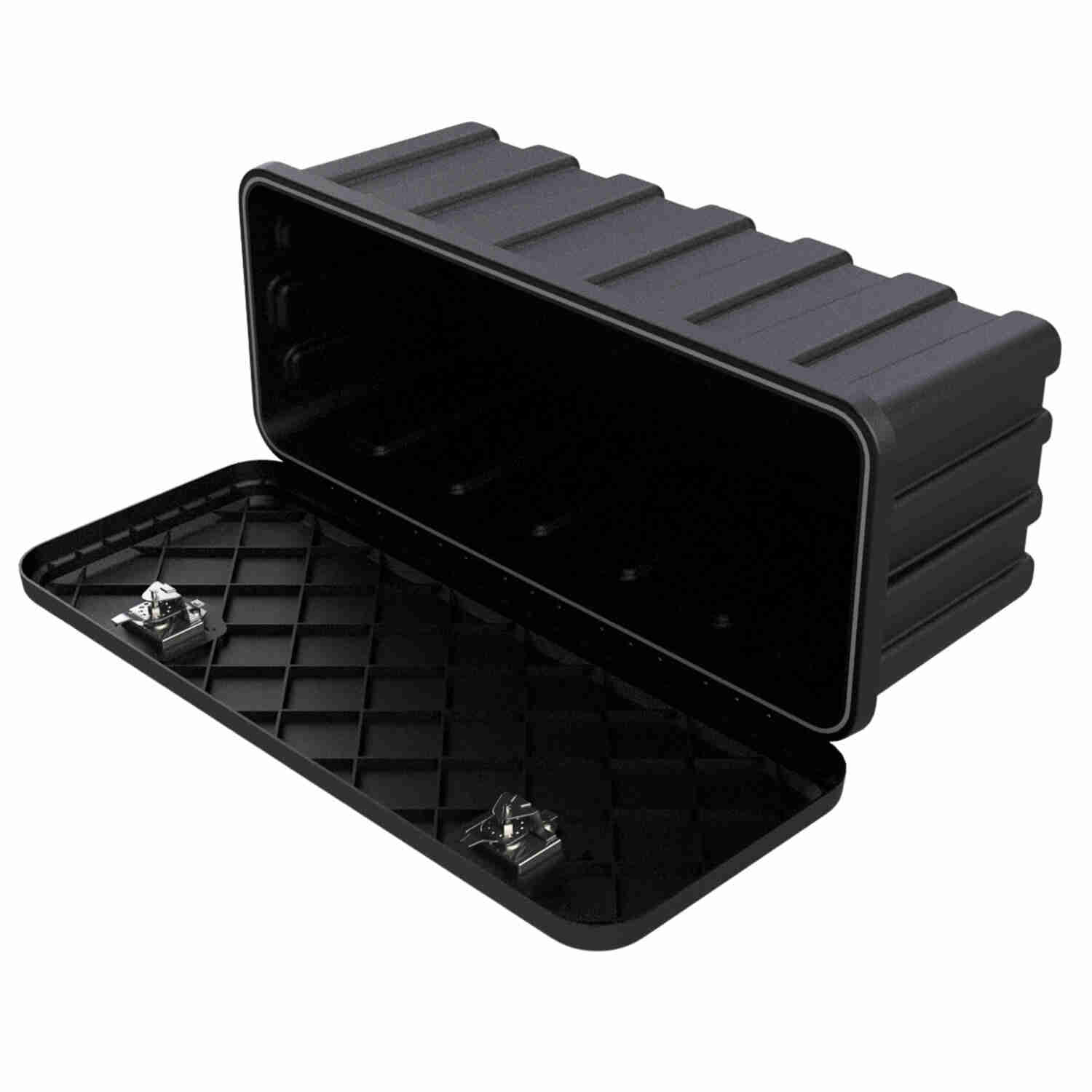 Toolbox measuring 110x45x50cm with integrated metal locks