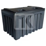 Toolbox measuring 80x45x50cm with integrated metal locks