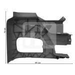 Headlight (LH) Mercedes Axor high 9448800104