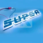 Φωτιζόμενο σήμα Scania SUPER λευκό SCR-LED02