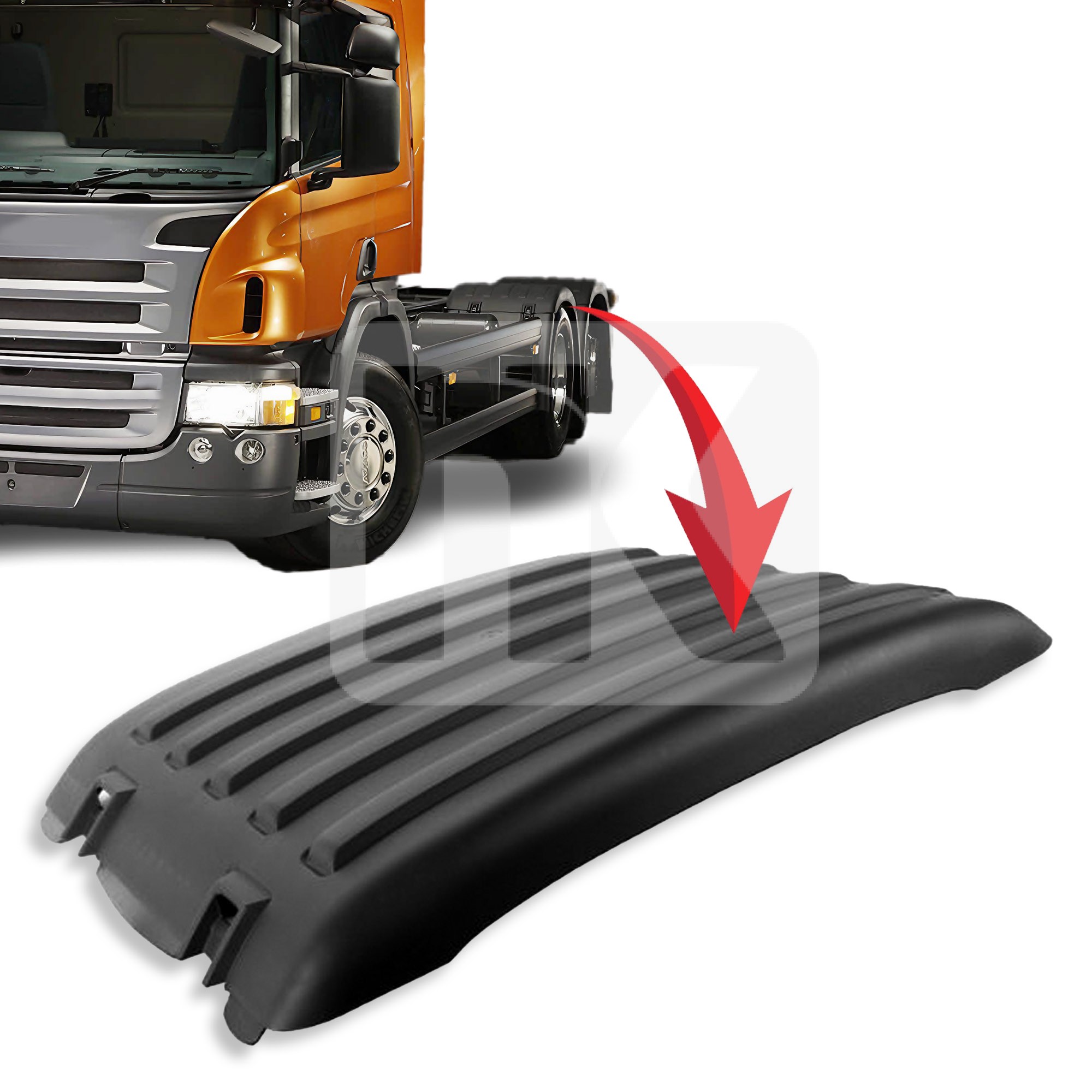 Φτερό καπάκι διαφορικού Scania flat 1357602