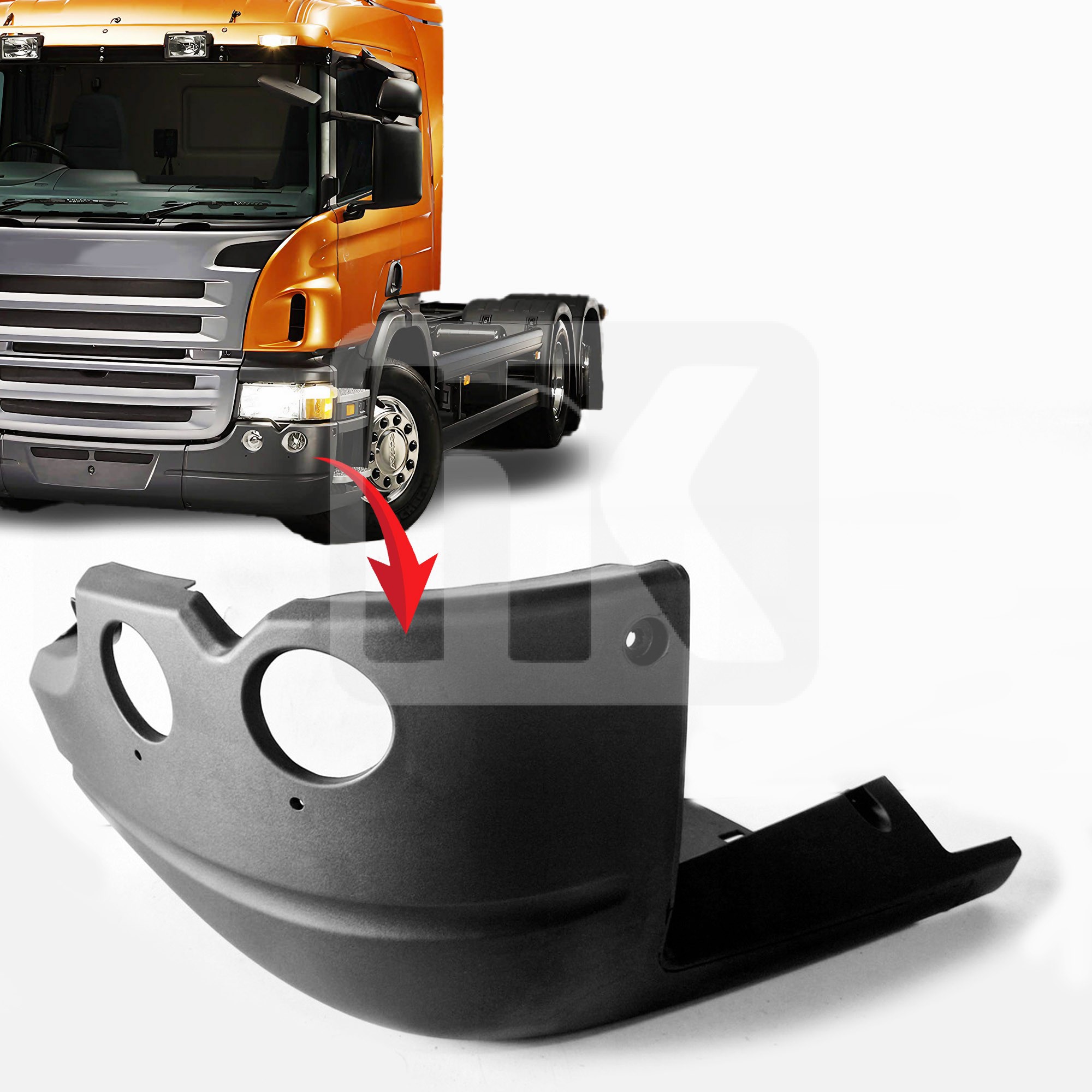 Γωνία προφυλακτήρα φαρδιά (LH) Scania 5 1431925