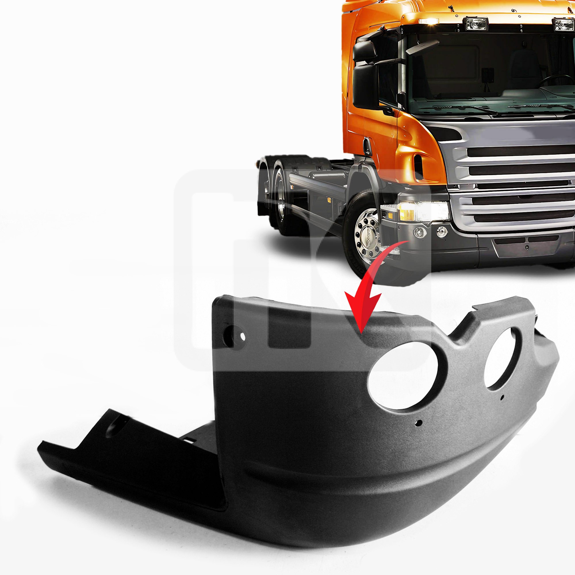Γωνία προφυλακτήρα φαρδιά (RH) Scania 5 1431926