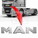 Hood letters MAN TGX / TGS euro 6 81978402108
