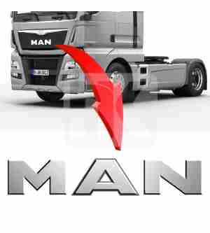 Γράμματα καπό MAN TGX / TGS euro 6 81978402108