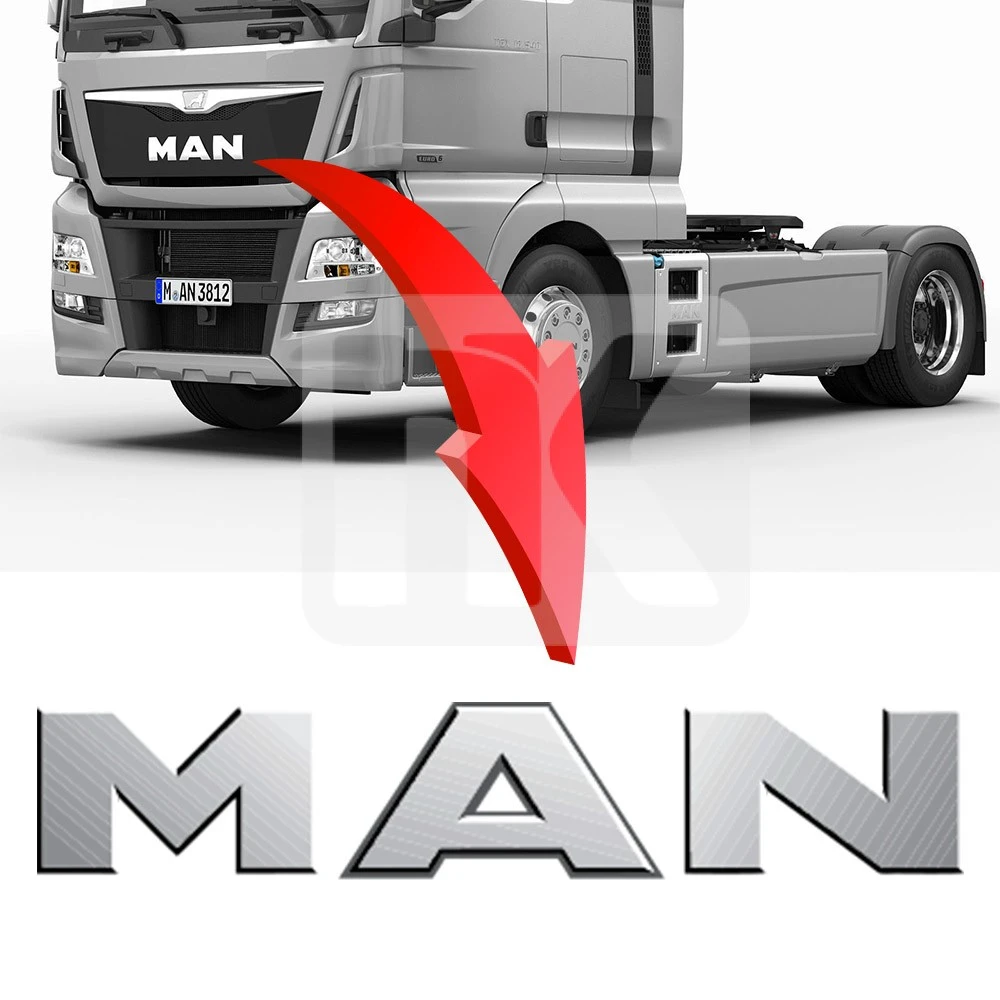 Γράμματα καπό MAN TGX / TGS euro 6 81978402108