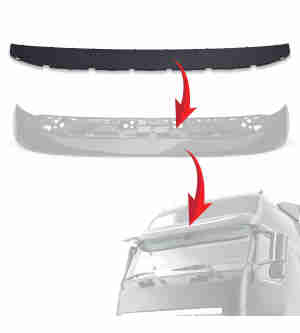 Wide visor cover Volvo FH3 21252898