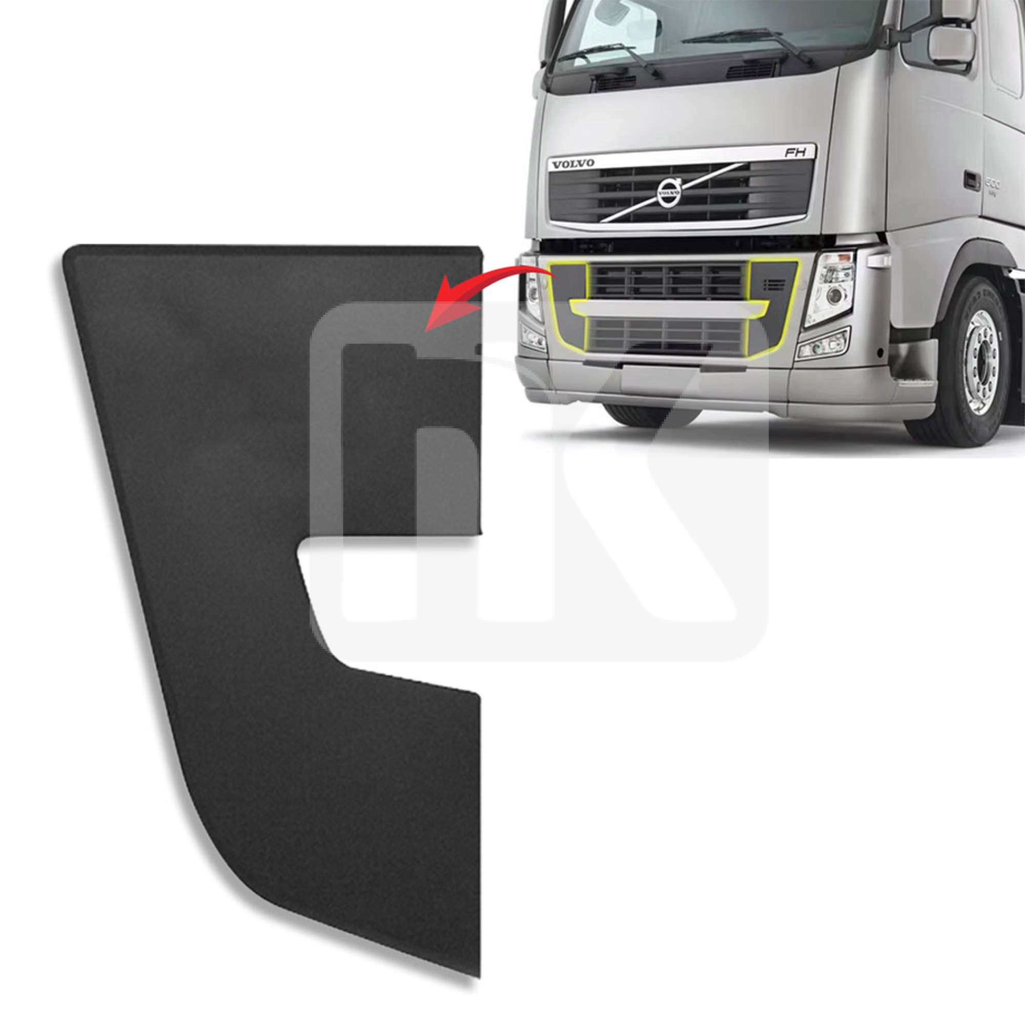Κάλυμμα μάσκας (RH) Volvo FH3 82063911