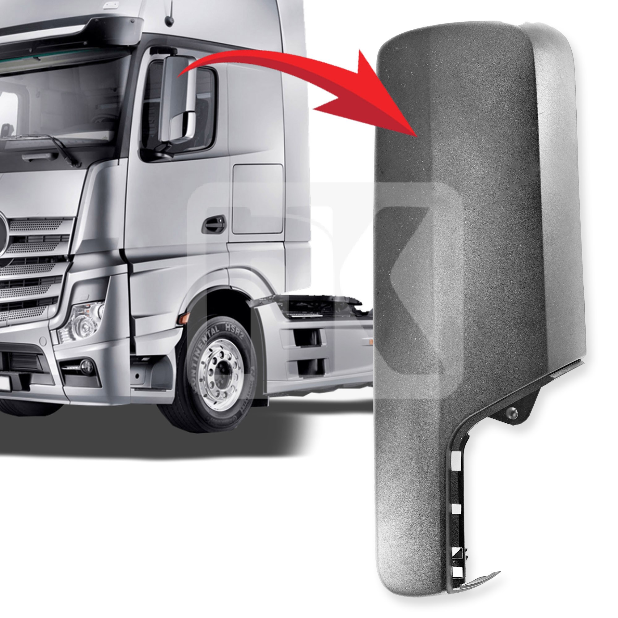 Κάλυμμα μεγάλο Καθρέφτη (LH) Actros MP4 9608111007