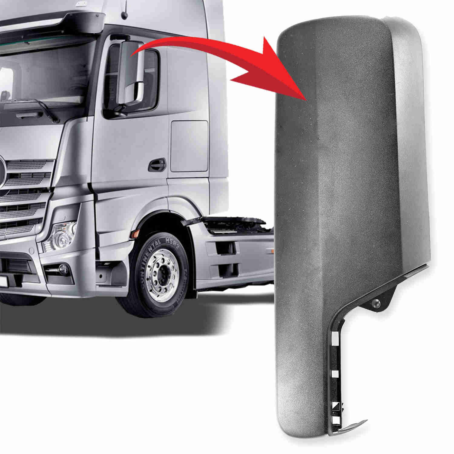 Κάλυμμα μεγάλο Καθρέφτη (LH) Actros MP4 9608111007