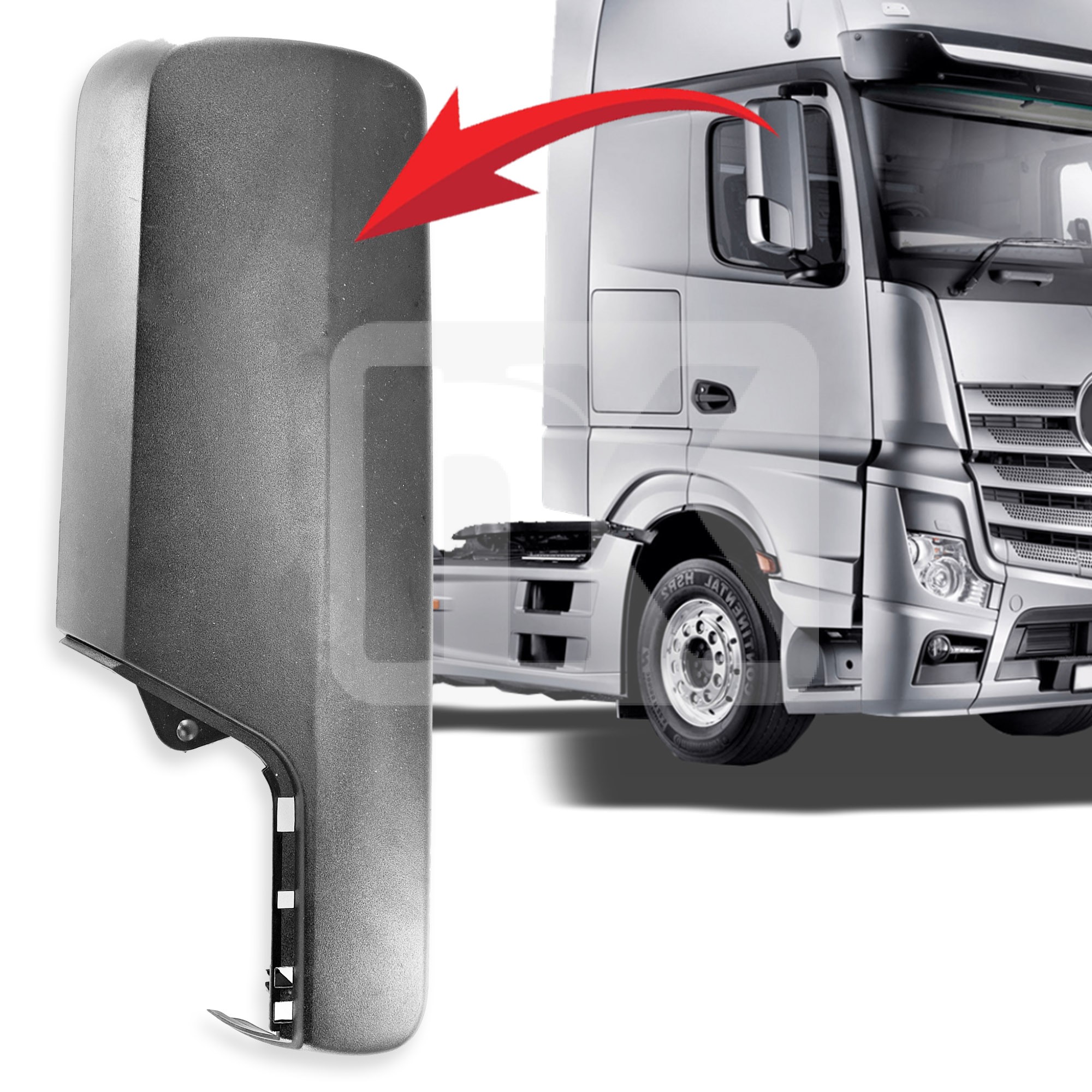 Κάλυμμα μεγάλο Καθρέφτη (RH) Actros MP4 9608111107