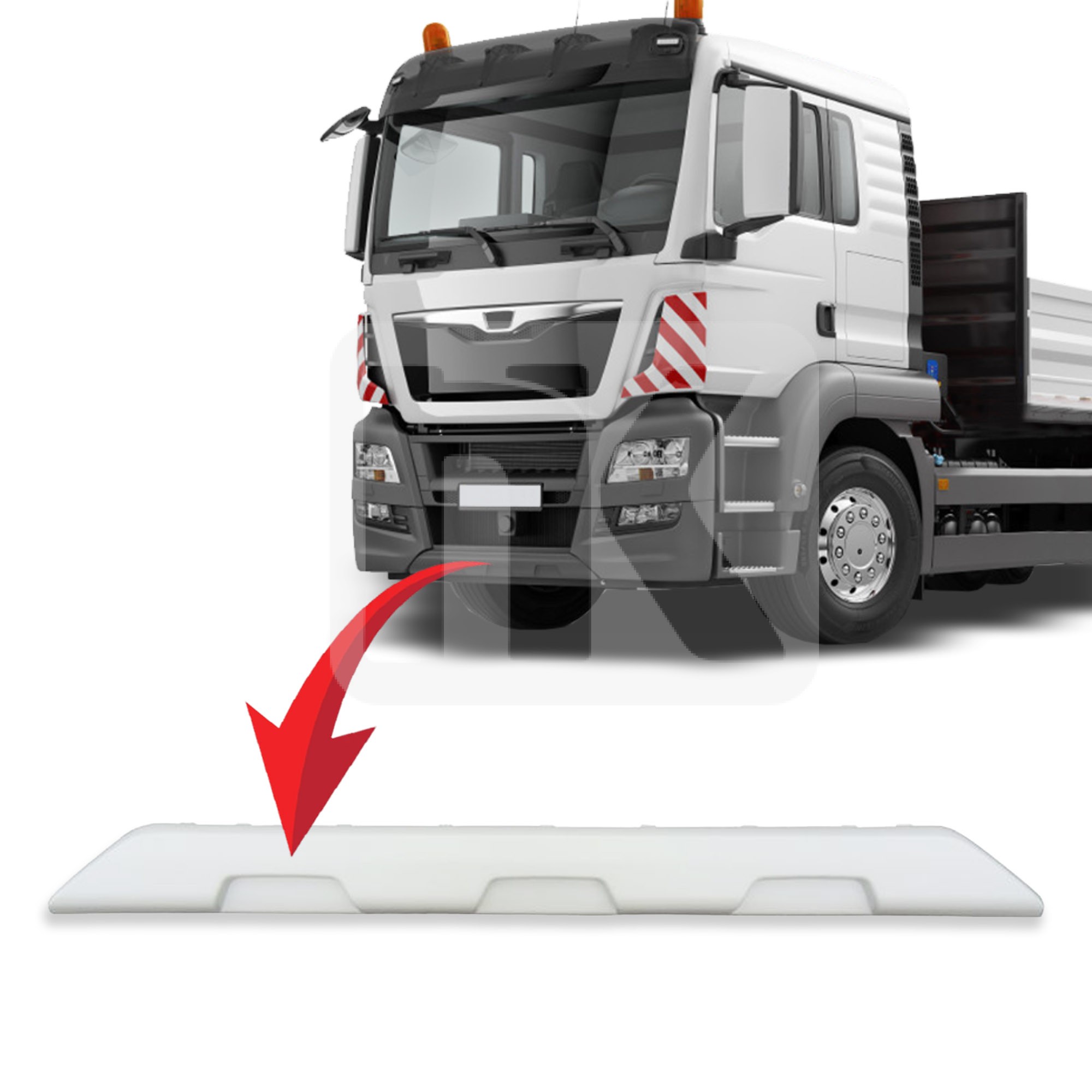 Κάλυμμα μεσαίο προφυλακτήρα TGS euro 6 81416140077