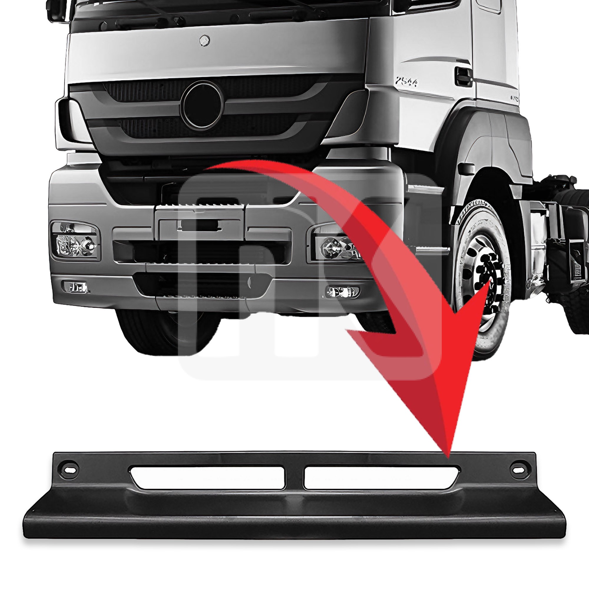 Κάλυμμα προφυλακτήρα επάνω Mercedes Axor 9448850774