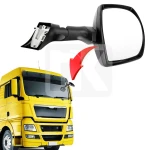 Auxiliary visor mirror MAN 81637306572