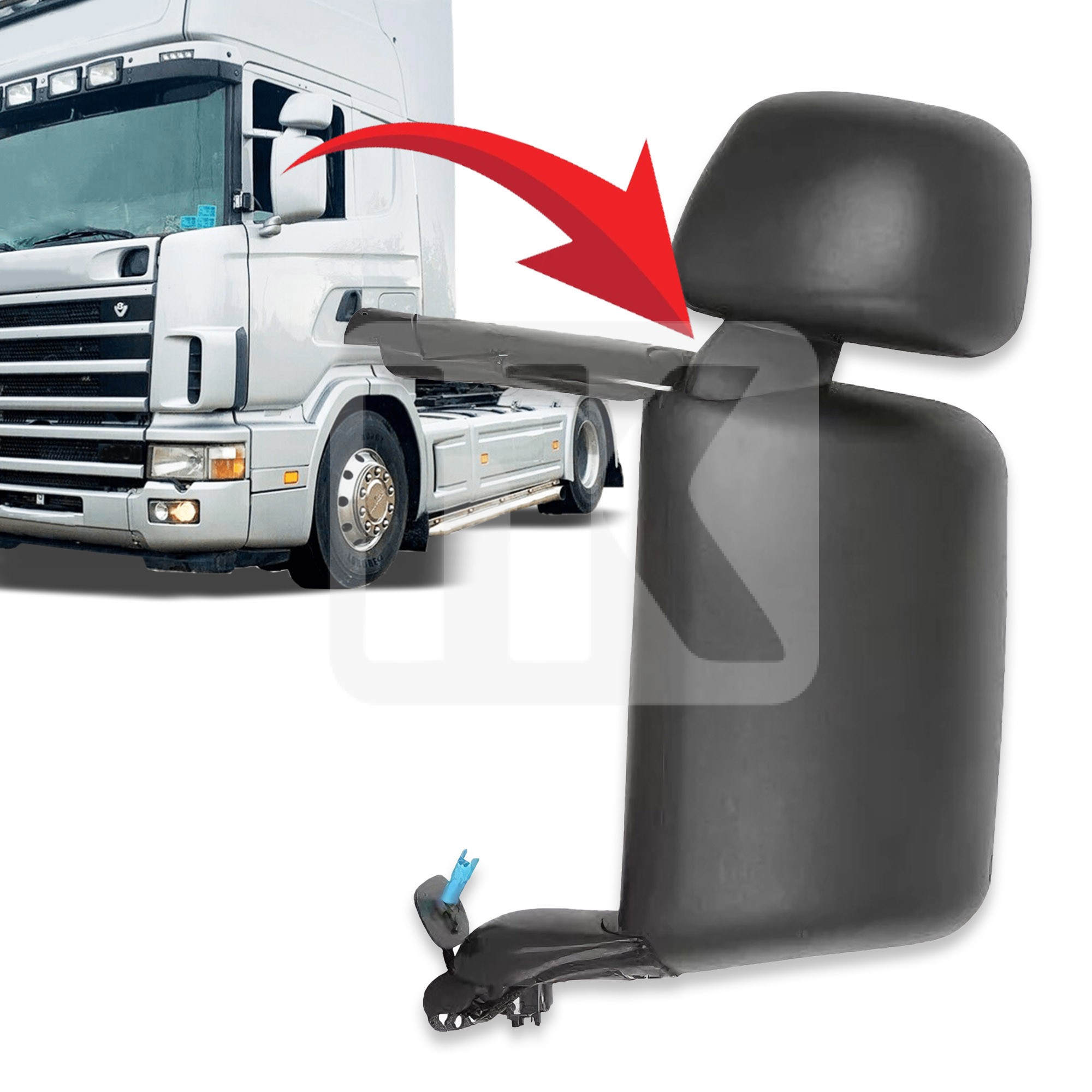 Καθρέφτης (LH) Scania μακρύ μπράτσο 1723518