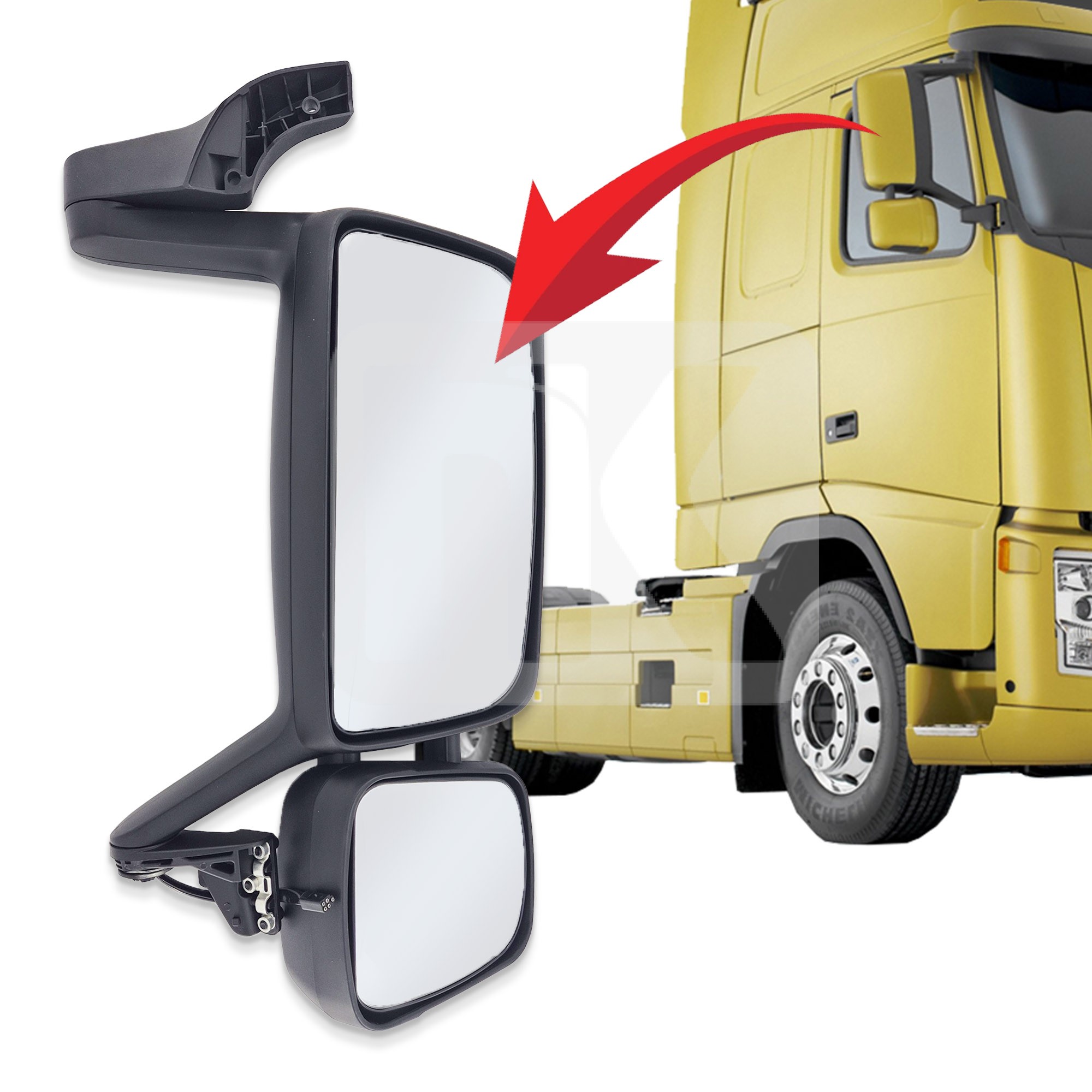 Καθρέφτης (RH) Volvo FH23 22286155