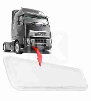 Headlight glass (RH) Volvo FH3 21120482
