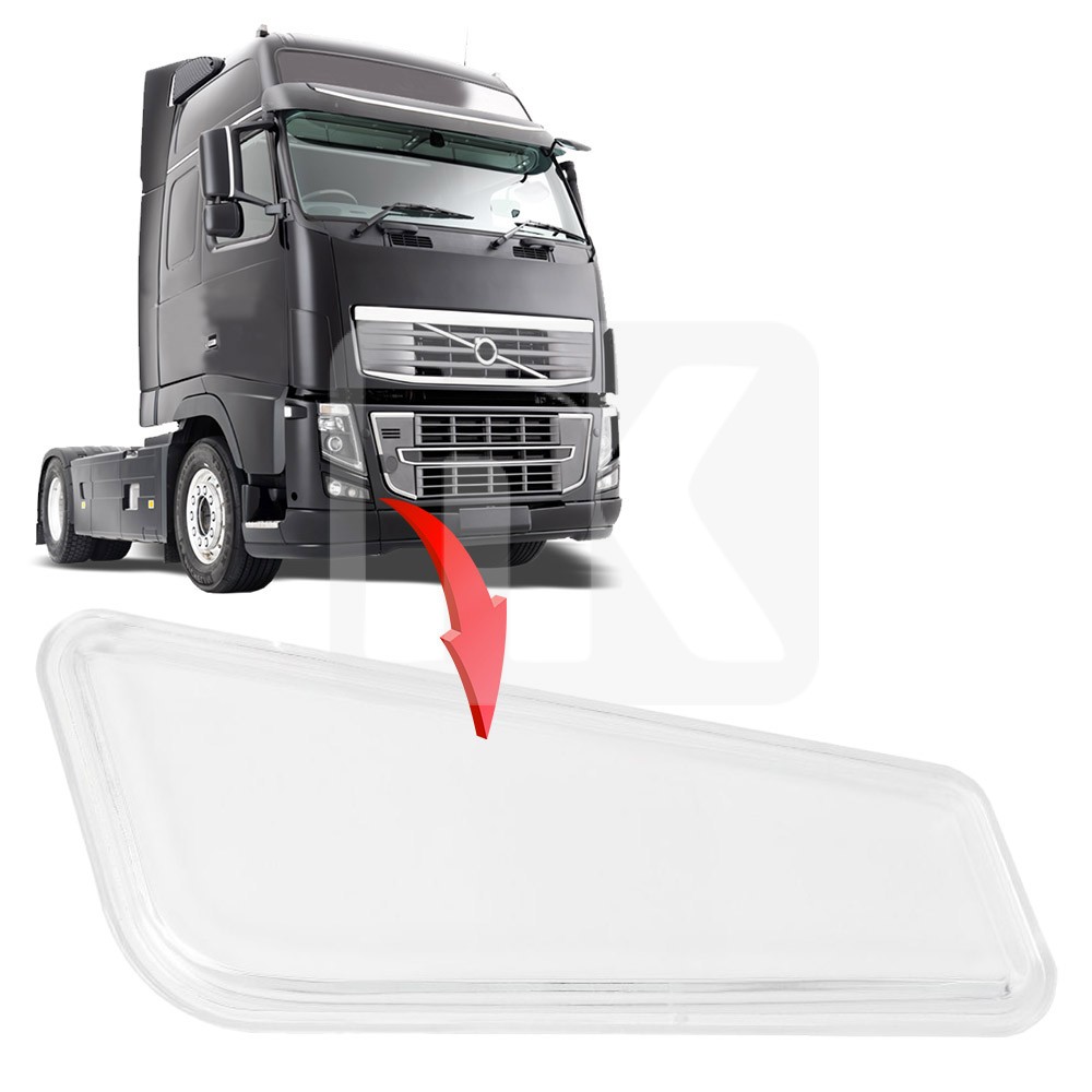 Κρύσταλλο προβολάκι (RH) Volvo FH3 21120482