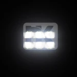 LED εργασίας ΝΚ-5008 25W 6+6 LED από αλουμίνιο και Ευρωπαϊκή φίσα